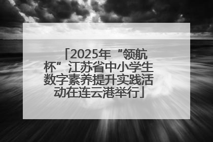 2025年“领航杯”江苏省中小学生数字素养提升实践活动在连云港举行