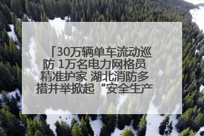 30万辆单车流动巡防 1万名电力网格员精准护家 湖北消防多措并举掀起“安全生产月”宣传热潮