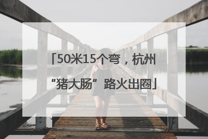 50米15个弯，杭州“猪大肠”路火出圈